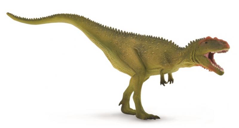 The name meaning 'Earth Lizard'. It was a huge theropod carnivore of the Late Cretaceous some 97-93 million years ago that lived in the area of Argentina and Chile.