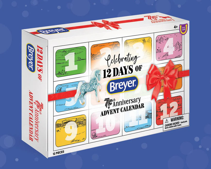 Breyer Model Horses 75th Anniversary Edition Advent Calendar - 12 Days of Christmas #H-BP-10325