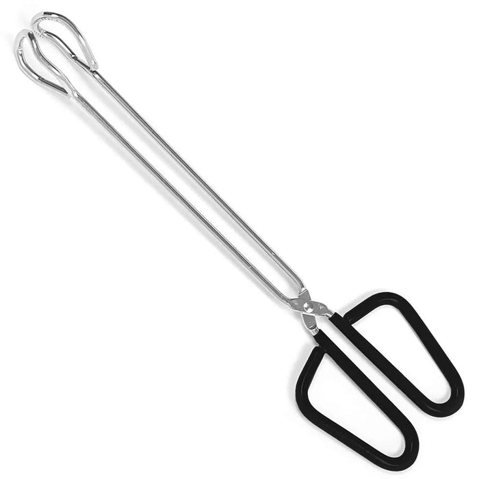 NorPro #1938 12" Metal Kitchen Tongs with Vinyl-Coated Handles