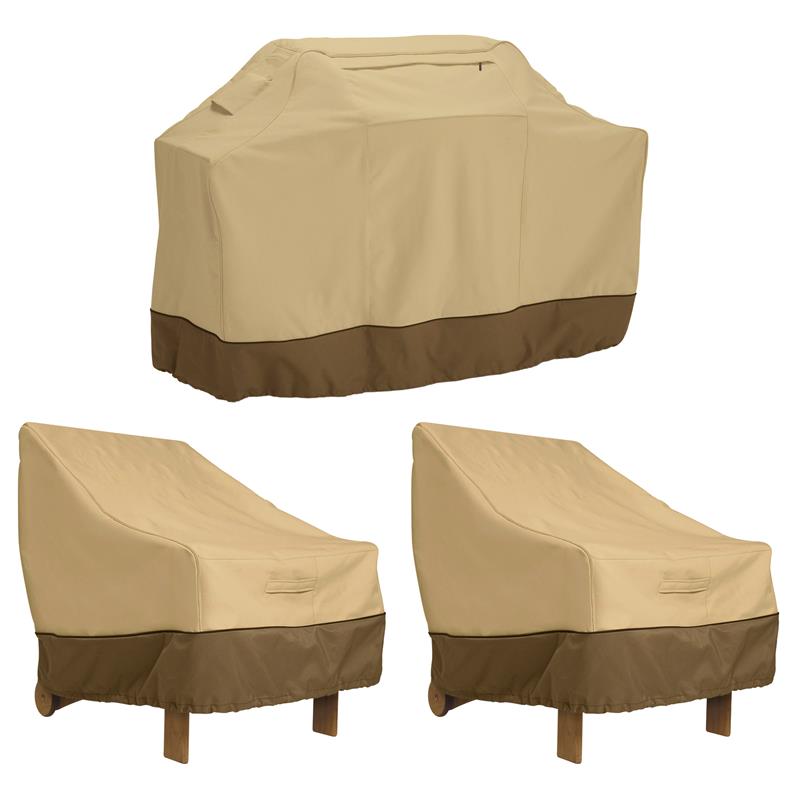 Classic Accessories Veranda Large Grill Cover and Patio Lounge Chair