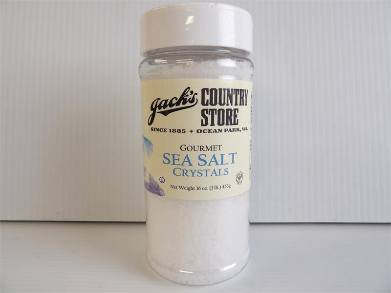 Jacks Gourmet Sea Salt Crystals 16 oz.