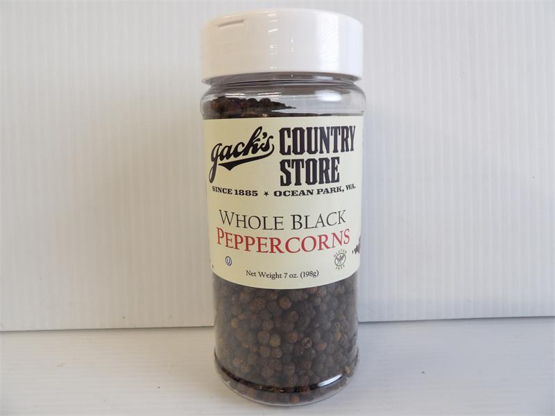 Jacks Whole Black Peppercorns 7 oz.