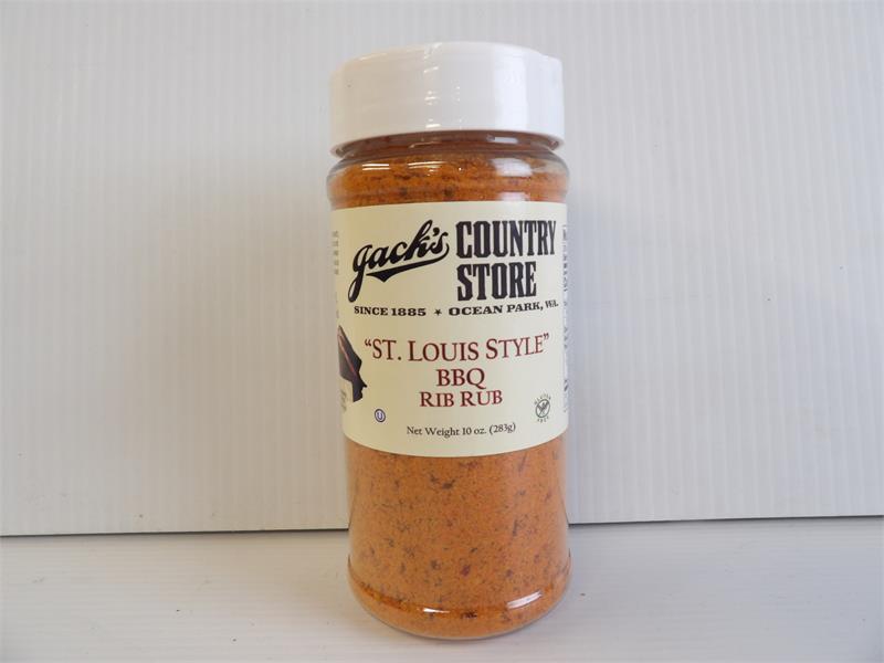 Jacks St. Louis Style BBQ Rib Rub 10 oz.