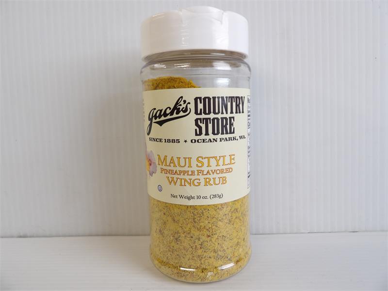 Jacks Maui Style Pineapple Flavored Wing Rub 10 oz.