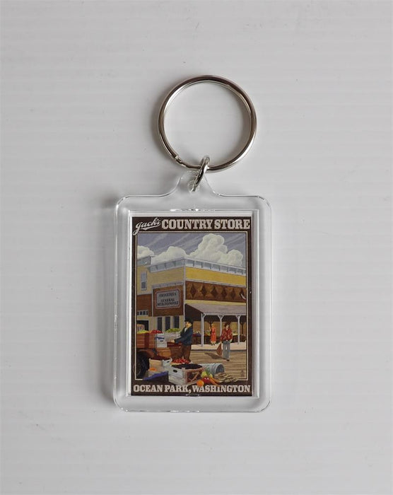 Jacks Storefront Image Acrylic Keychain