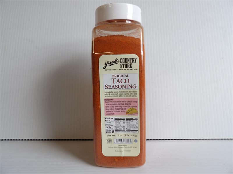 Jacks Taco Seasoning 16 oz.