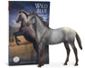 Breyer Horses Classics Size Wild Blue Mustang Horse & Book Set #6136