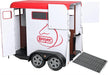 Ship model horses in the epitome of style! Authentically detailed trailer matches the Dually truck, and is a perfect fit for traditional Series horses