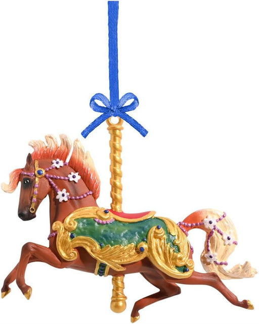 From the green of her saddle blanket to the numerous flowers that adorn her mane and tail, Fleur is a gorgeous work of art inspired by nature.
