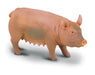Plastic pink farm pig figurine toy