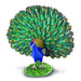 Measures 4" L x 3.5'' H. Farmlife Peacock by CollectA is beautifully sculpted and realistic in every detail from its amazing eye-spotted tail feathers to the iridescent blue and green quill feathers on it's head. Excellent for educational purposes and for