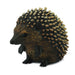 The hedgehog uses its quills to protect itself from predators, using muscles which draw their quilled skin to cover their full body, and pulling in the parts of their bodies not covered, such as their head, feet, and belly. This realistic figurine toy mea