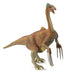 The ''scythe lizard'' lived in the late Cretaceous Period, about 70 million years ago. From fossilized remains, paleontologists tell us that the creature had long necks and small heads, walked on two legs, and had gigantic claws on their front limbs. Thes
