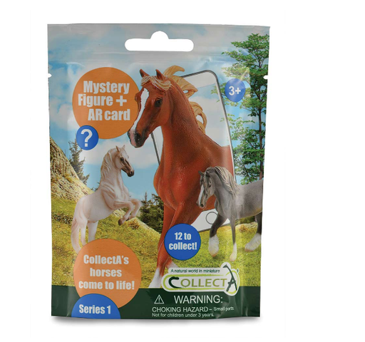 There are 12 different models. Each comes in a blind bag with one double-sided card with educational facts and a scenery photo.