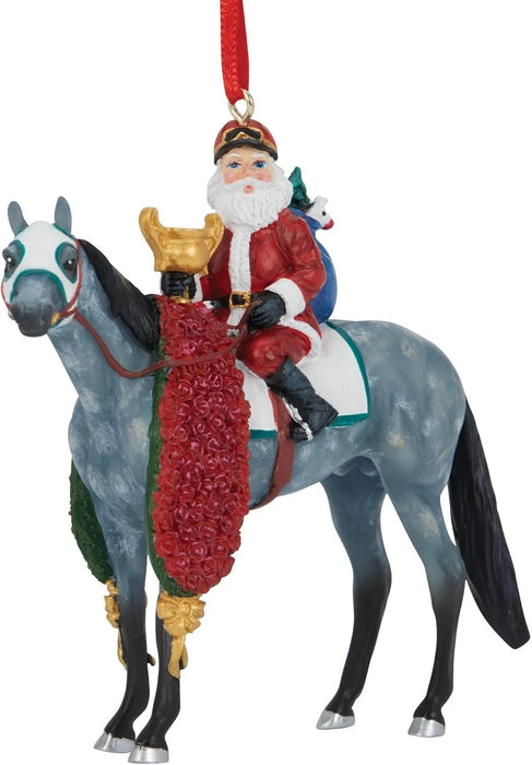 Breyer Racehorse Santa 2026 Santa Ornament - Limited Edition