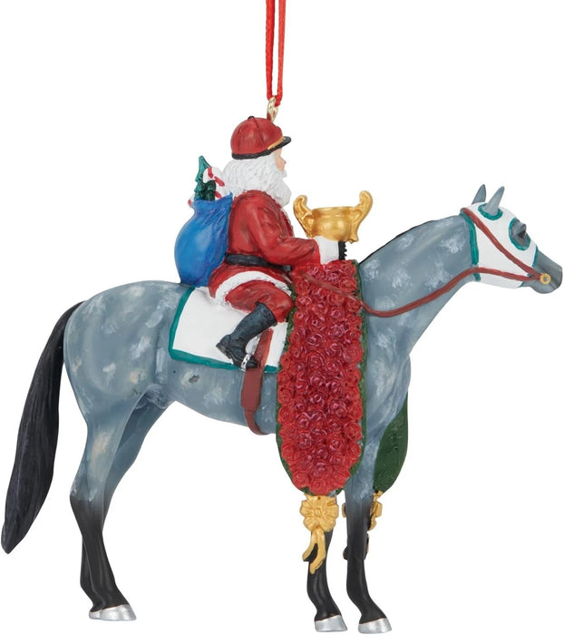 Breyer Racehorse Santa 2026 Santa Ornament - Limited Edition