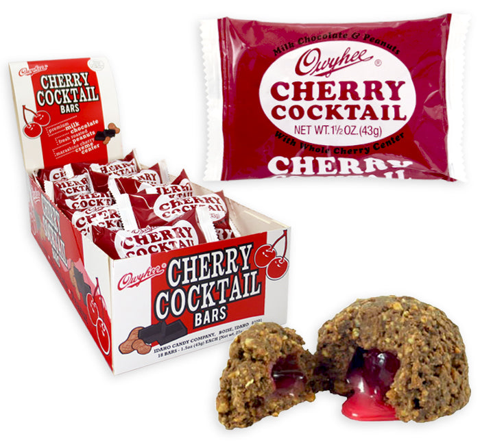 Cherry Cocktail Candy Bars