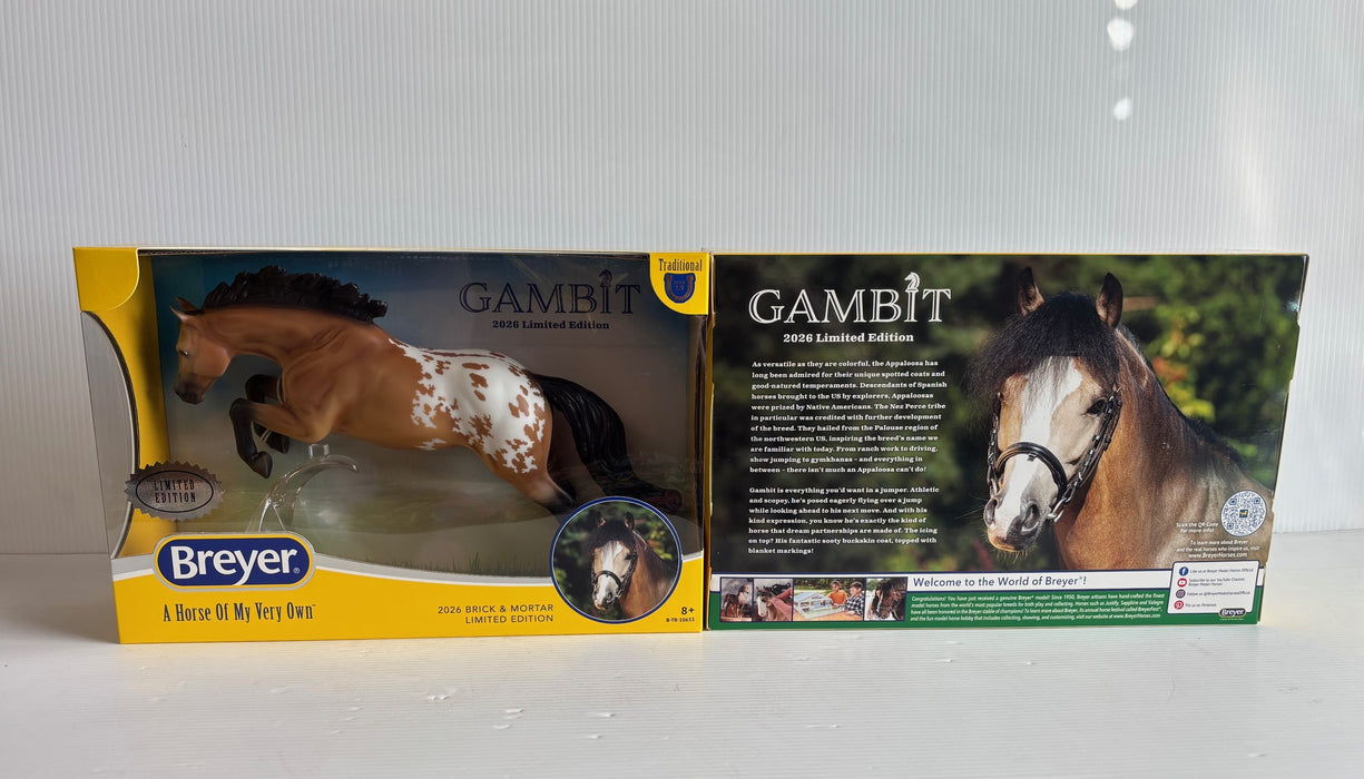 Breyer Traditional Appaloosa Gambit - IN-STORE PICKUP ONLY