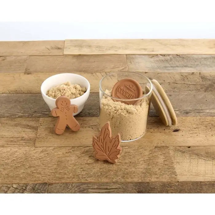 Brown Sugar Saver Maple Leaf - Terracotta Sugar Keeper by Mrs. Anderson's