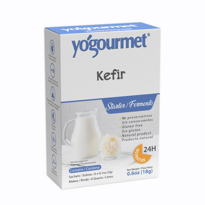 Yogourmet Kefir Starter - Probiotic Culture for Homemade Kefir