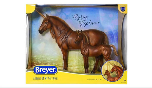 Proud stallion Cyrus and his plucky filly Solana are the newest unicorns to join the Traditional line!