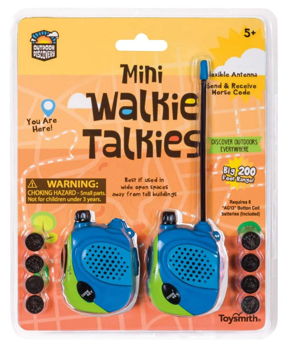 Toysmith Mini Walkie Talkies Set of 2 #1537