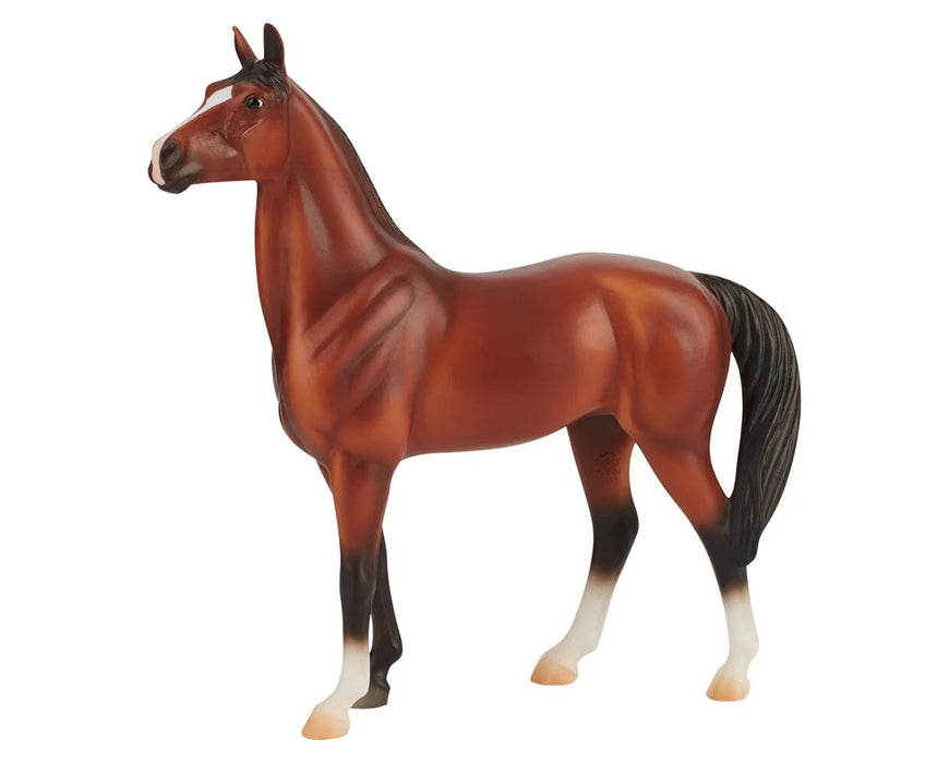 Breyer Freedom Series Tinsley & Buttercup Breeze Thoroughbred Rider & Horse Set - Racing Play Set