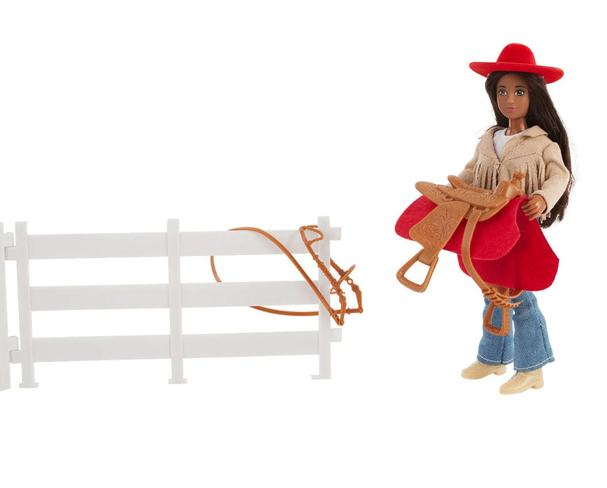 Breyer Freedom Series Silvia Western Cowgirl Rider Doll with Tack - Western Rider Figure