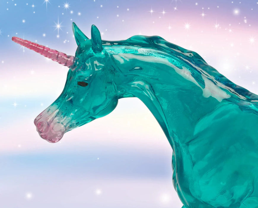 Breyer Freedom Series Sapphira Translucent Unicorn Arabian - Fantasy Horse Model with Special Effects