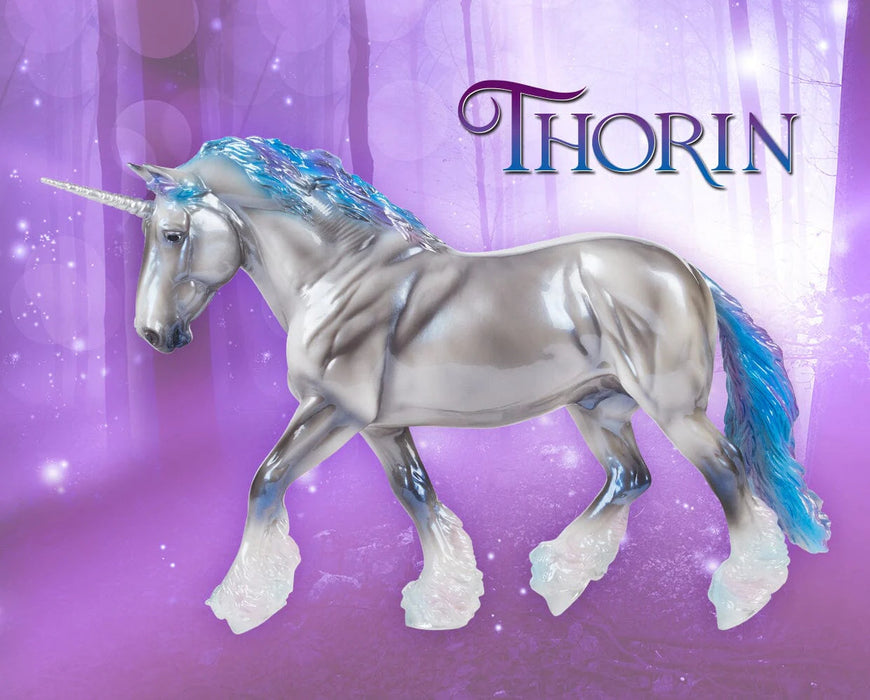 Breyer Traditional Thorin - Glossy Magical Unicorn Stallion #10632
