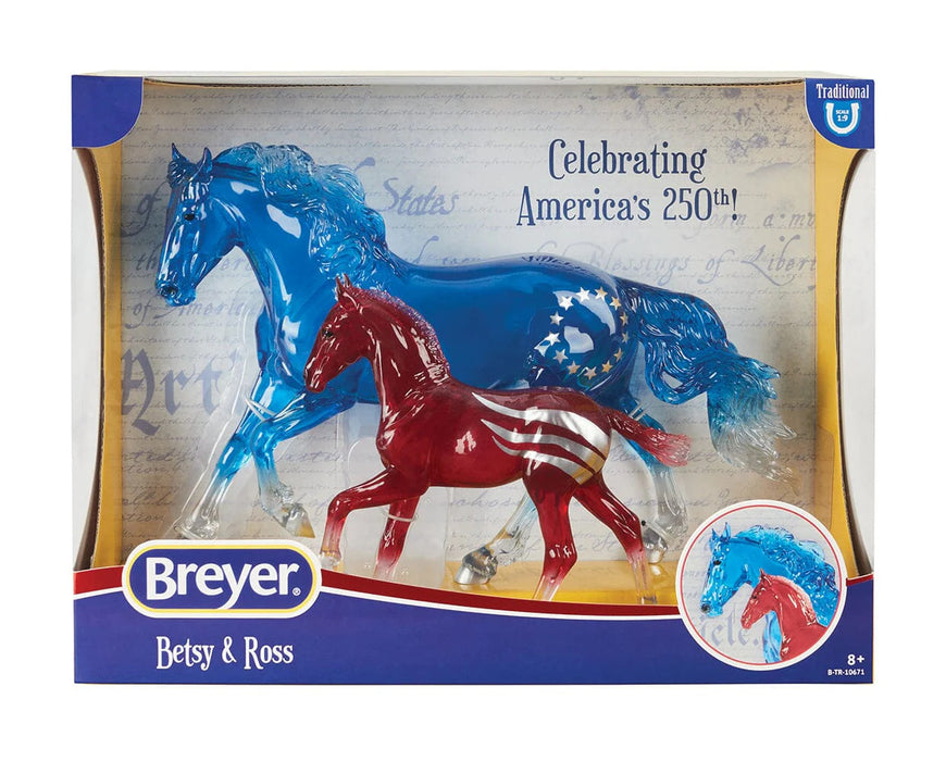 Breyer Traditional Betsy & Ross - 250th Celebration Americana Set #10671