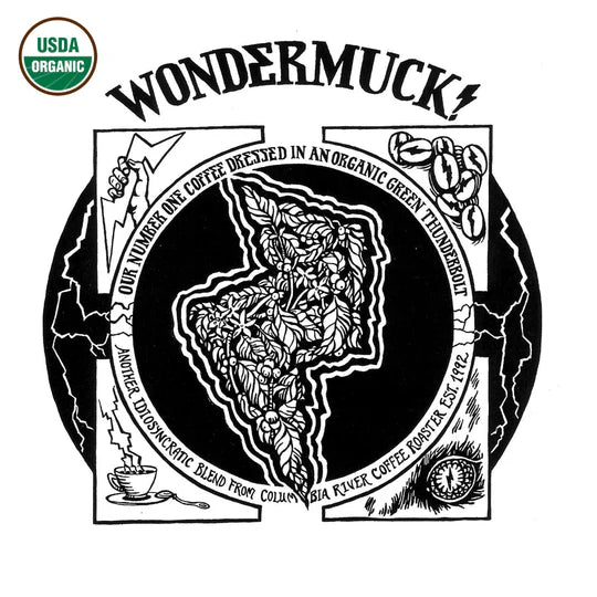 Organic Wondermuck Coffee - Medium Roast Small Batch 12oz Bag