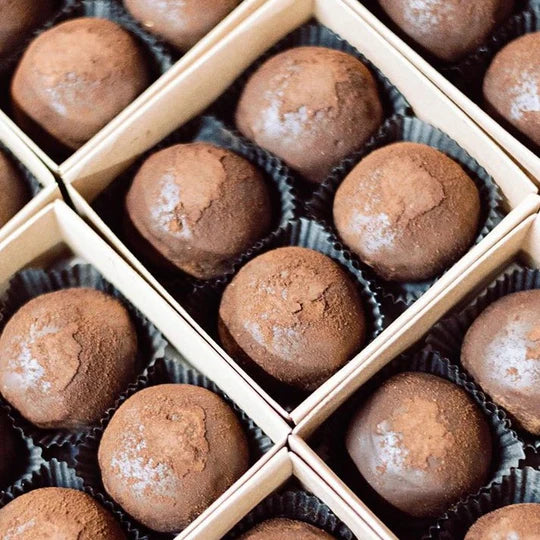 Thundermuck Coffee Truffles - Dark Chocolate with Cold Brew Coffee (4-Piece Gift Box)