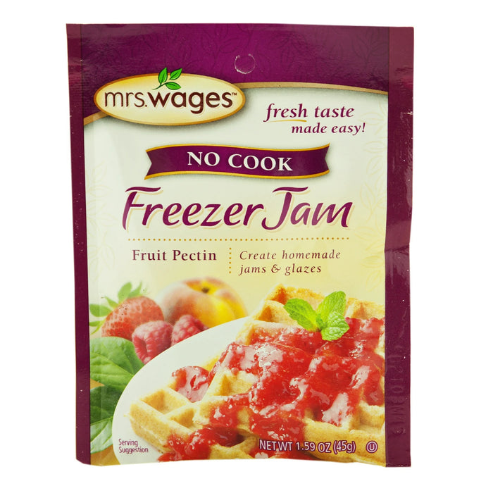 Mrs. Wages No Cook Freezer Jam Pectin 1.44 oz - Easy Fresh Fruit Preserving