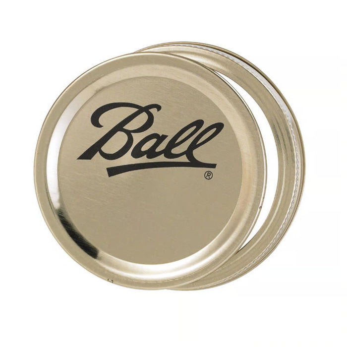 Ball Wide Mouth Canning Lids & Bands 12-Pack - USA Made Preserving Supplies