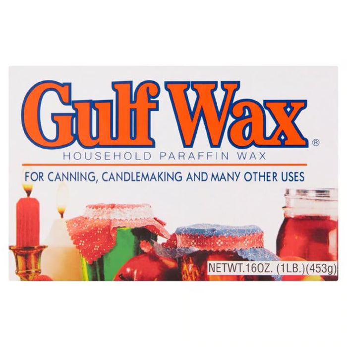 Gulf Wax Paraffin Wax 24oz - Multi-Purpose Household & Canning Essential USA Made
