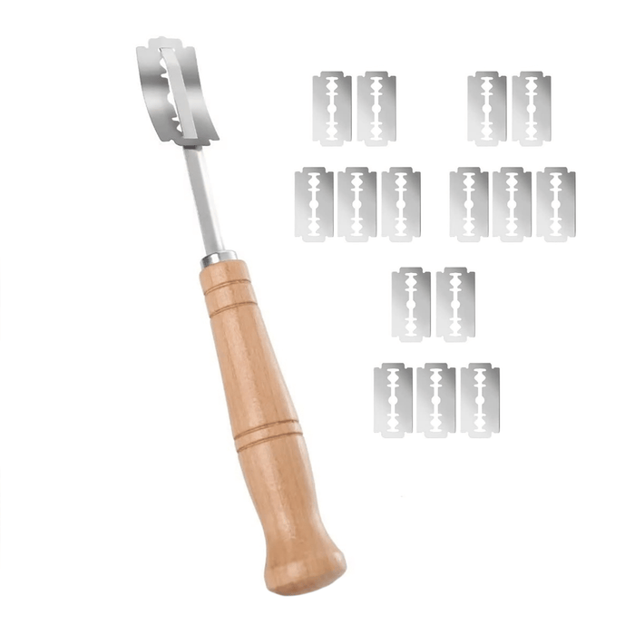 Fox Run Bread Lame with Replacement Blades – Scoring Tool for Sourdough & Homemade Bread