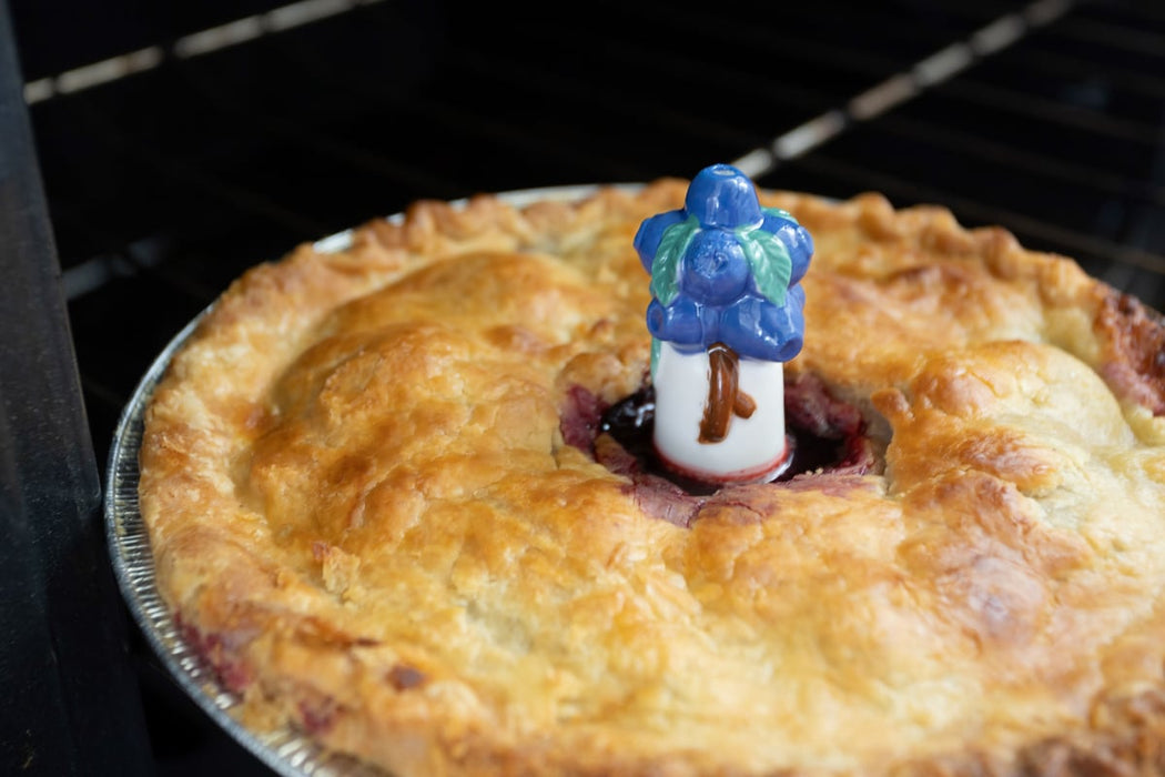 Fox Run Ceramic Blueberry Pie Vent – Decorative Pie Bird for Homemade Pies