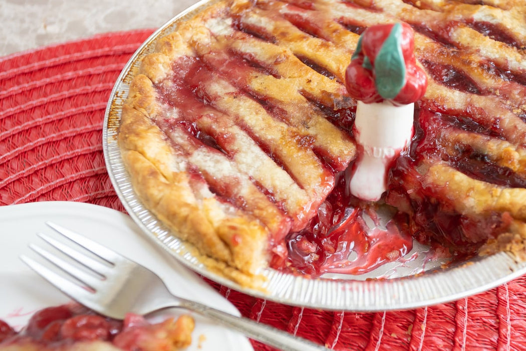 Fox Run Ceramic Cherry Pie Vent – Decorative Pie Bird for Homemade Pies