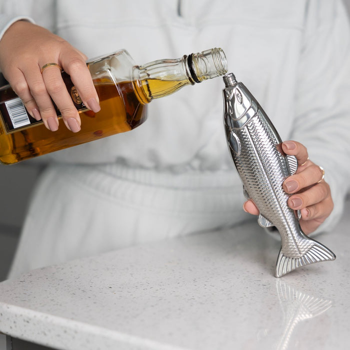 Fox Run Stainless Steel Fish Flask