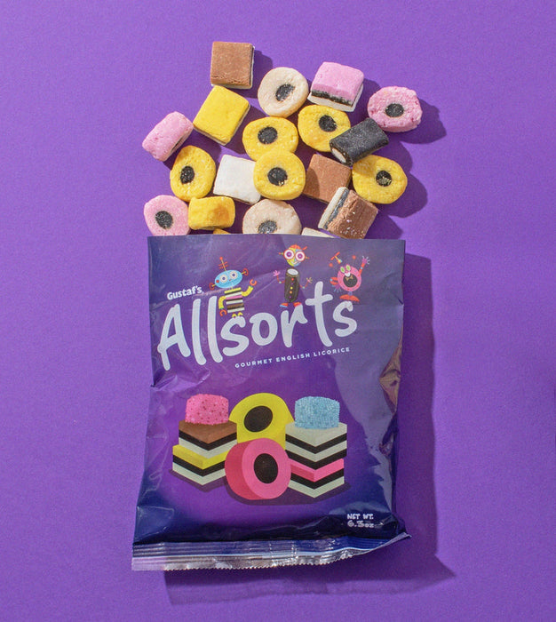 Gustaf's Classic English Licorice Allsorts — 6.3 oz