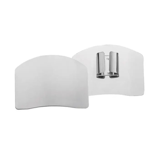 Finger Guards for Cutting - Stainless Steel Hand Protector Set of 2