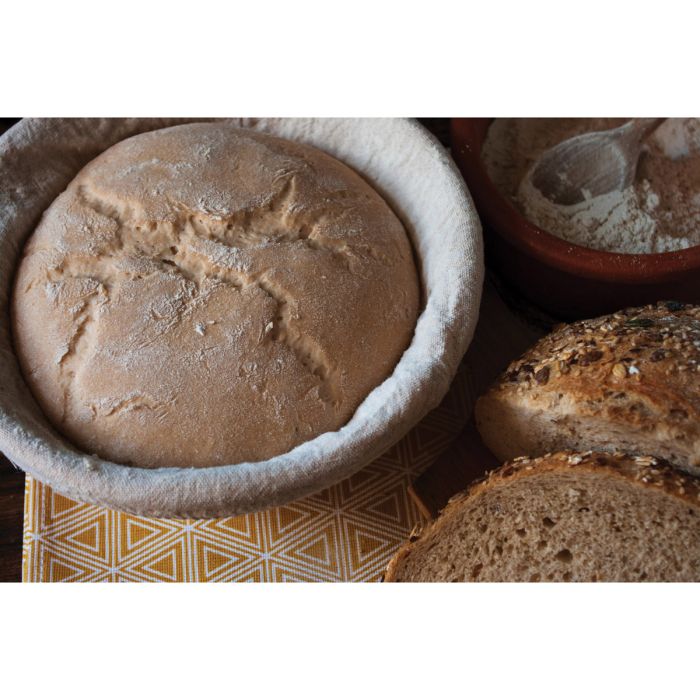 Mrs. Anderson's Baking Round Brotform Bread-Proofing Basket with Liner