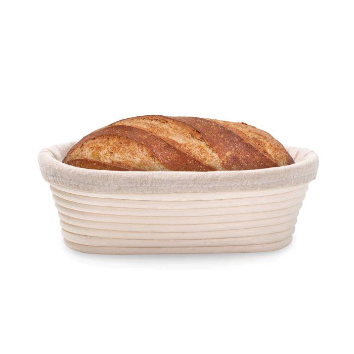 Mrs. Anderson's Baking Oval Brotform Bread-Proofing Basket with Liner