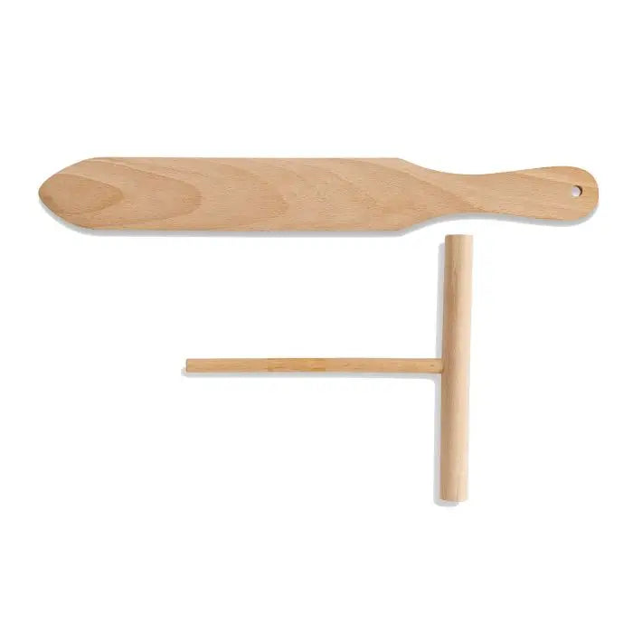 Wooden Crepe Spatula and Spreader Set - Crepe Making Tools