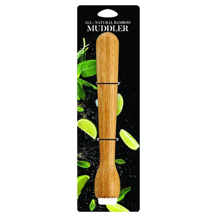Bamboo Muddler - Wooden Cocktail Muddler for Mojitos and Mixed Drinks