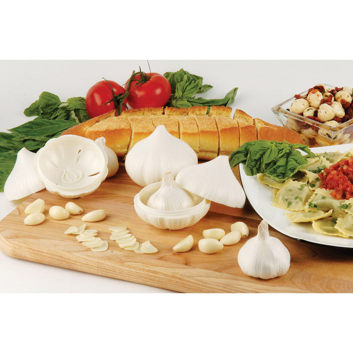 Garlic Keeper - Lightweight Plastic Garlic Saver Storage Container