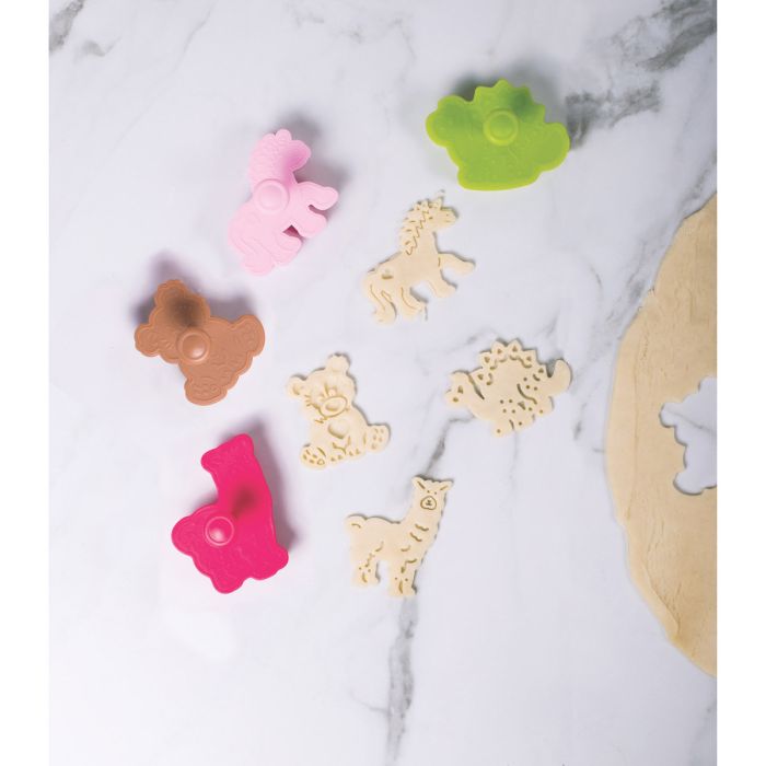 Mrs. Anderson's Baking Animal Cookie Cutters - 4-Piece Embossing Set