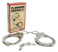  Apprehend your suspect with our metal handcuffs. Equipped with 2 keys and safety release. Measures 4.62 x 2.75 x .87 in box. 