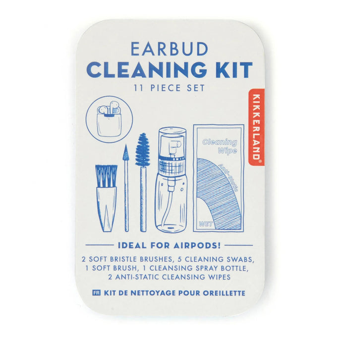 Kikkerland Earbud Cleaning Kit - Essential Tool for Earbuds & AirPods